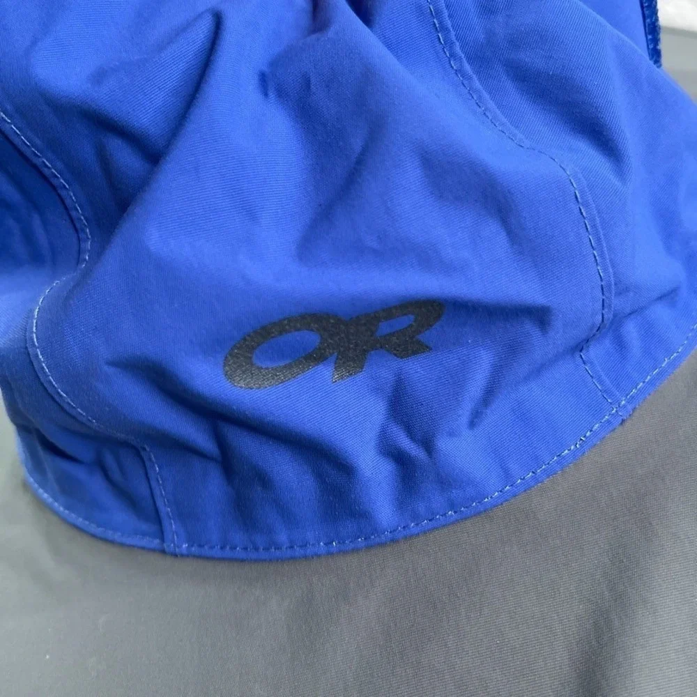 NEW Outdoor Research Hat Kids Medium Large Blue Seattle Sombrero Waterproof UPF